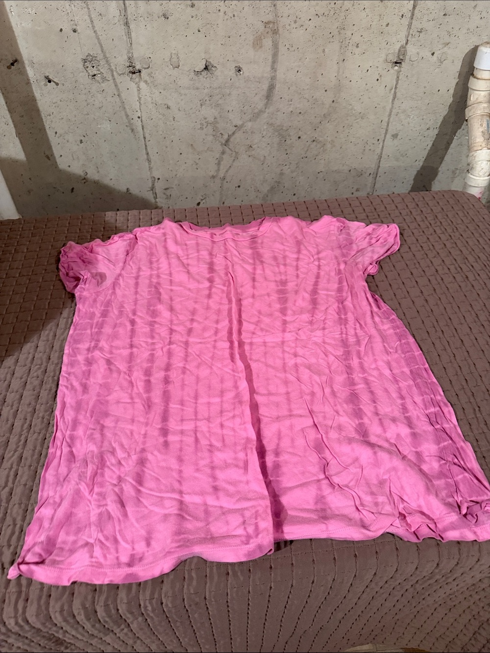 Women's Pink Short Sleeve Casual Top